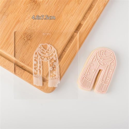 4PCS Plaque Frame Fondant Stamp Cookie Cutter Set for Baking and Crafting