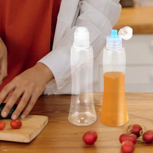 CIYODO Honey Sauce Bottles 380g Travel Size Blue Refillable