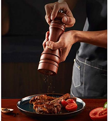 Solid Wood Pepper Mill with Adjustable Ceramic Grinding