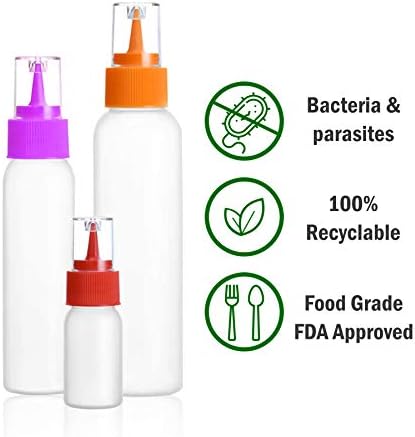 HAOHAN Squeeze Writer Bottles Set 12pc for Cookie Decorating