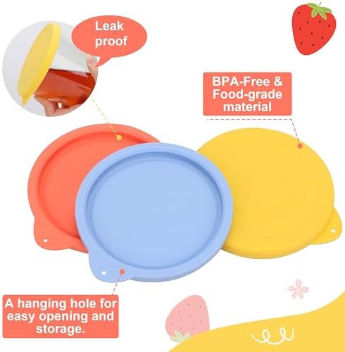Purekra 100mm Silicone Lids for Weck Jars 2 Pack