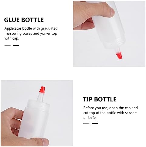 COHEALI 6Pcs Empty Squeeze Bottles with Tip Caps 1