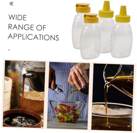 Zerodeko 4-Piece Squeeze Bottles for Sauces and Condiments 1