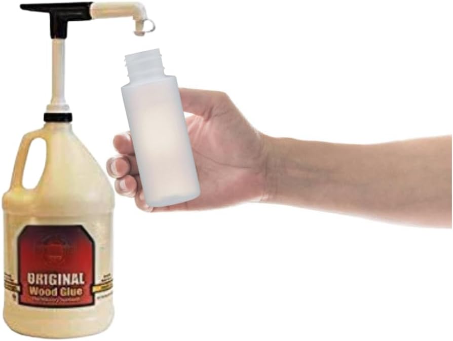 6 Pack 2oz Food Safe Plastic Squeeze Bottles
