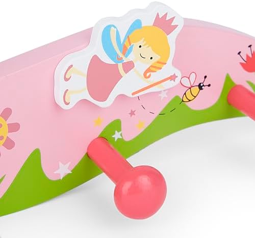 Mousehouse Gifts Fairy Themed Coat Hooks for Kids Bedroom