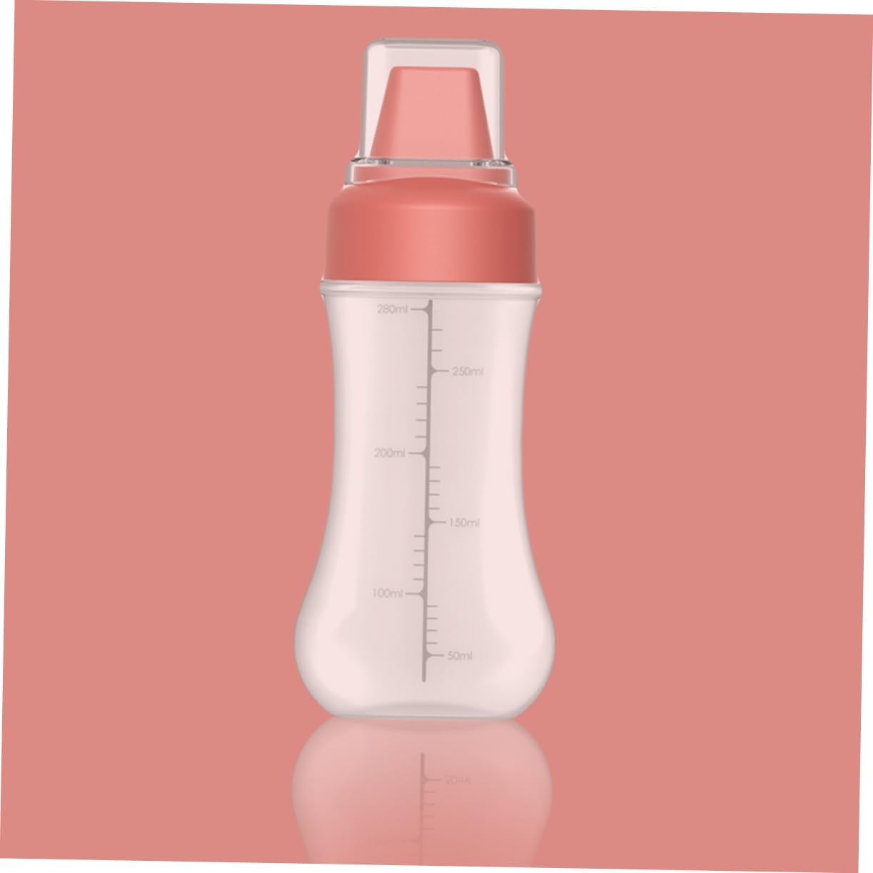 COLLBATH Plastic Condiment Squeeze Bottles with 5 Holes for Syrup and Ketchup
