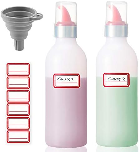SUJUDE Condiment Squeeze Bottle for Kitchen