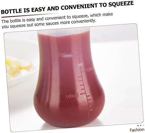 Mikinona Food Grade Condiment Squeeze Bottles