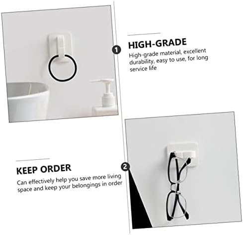 Garneck 4pcs Multi-Functional Hooks for Home Kitchen