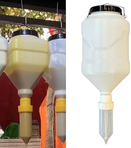 Hanging Sauce Dispenser 3L Refillable Condiment Bottle for Kitchen Use
