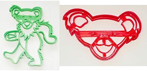 Dancing Teddy Bear Cookie Cutters Set of 2 1