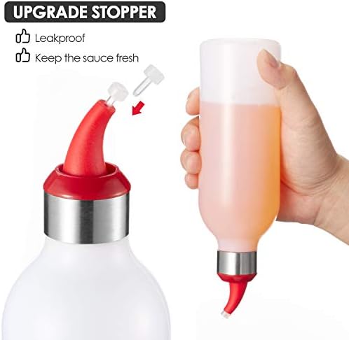 SUJUDE Condiment Squeeze Bottle for Kitchen