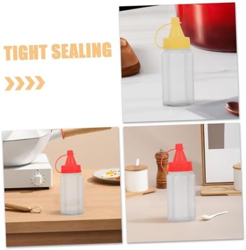 Mini Condiment Bottles Leak-Proof Portable Sauce Containers