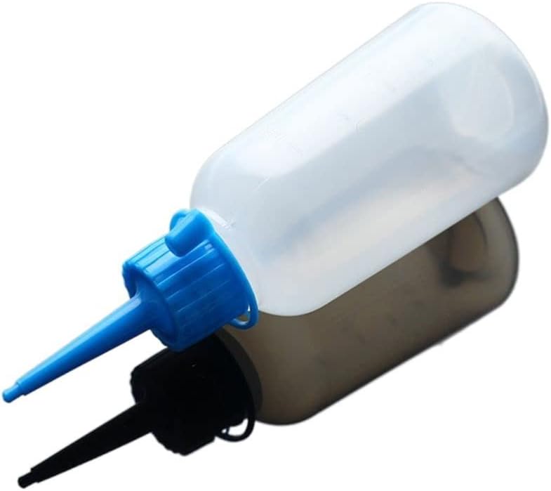MinLia Plastic Clear Tip Squeeze Bottle Blue