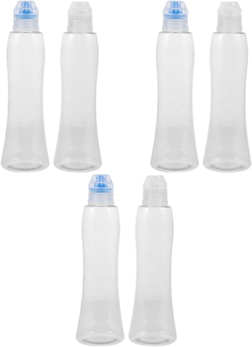 12 Pcs PET Condiment Squeeze Bottles