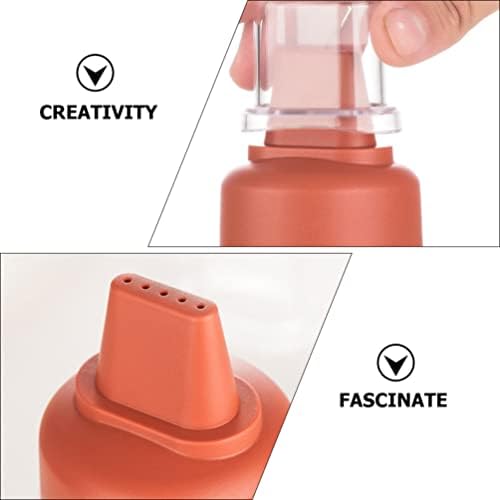 FOMIYES 2Pcs Plastic Mustard Bottles for Kitchen Use