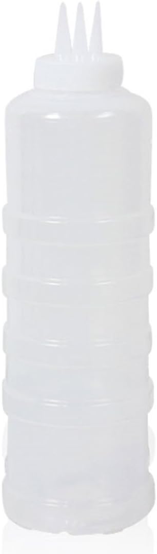 GARASANI 3 Hole Condiment Squeeze Bottle 24oz