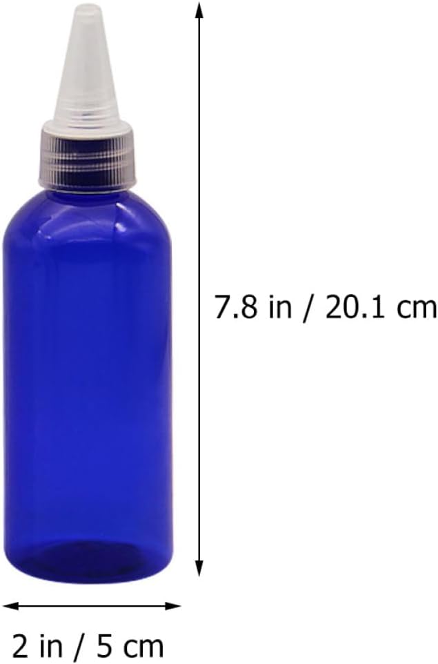 10pcs Plastic Condiment Squeeze Bottles for Sauces and Hair Dye