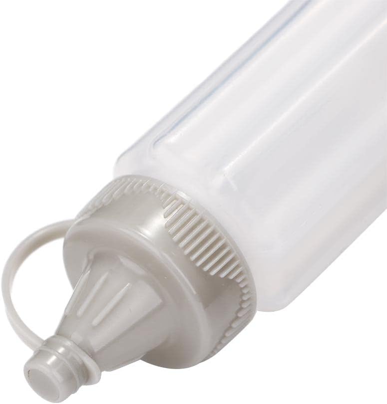 4pcs Plastic Squeeze Condiment Bottles for BBQ and Camping