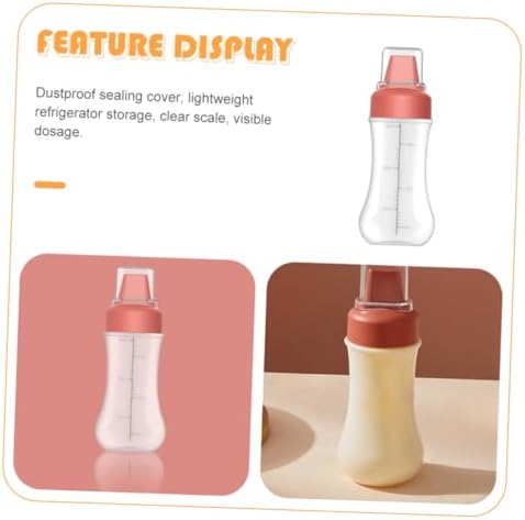 SHOWERORO Squeeze Bottles for Condiments and Sauces 1