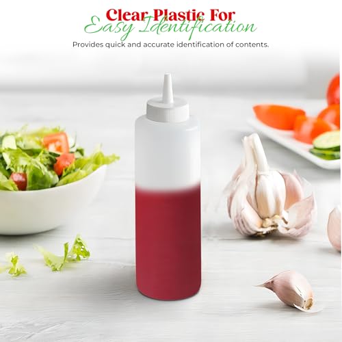 OCS Parts 8 Ounce Clear Squeeze Bottle 1