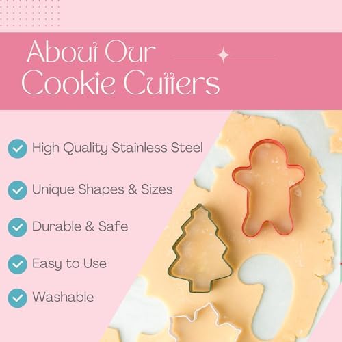 Cookie Cutter Kingdom Christmas Snowflake Cookie Cutter Set