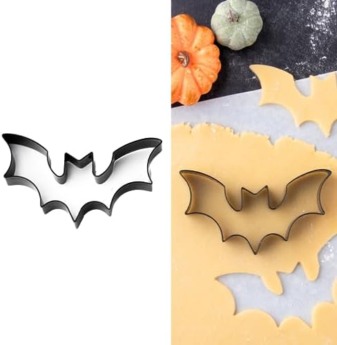 Cookie Cutter Kingdom Bat Cookie Cutter - Halloween Stainless Steel Beautiful Coated Finish