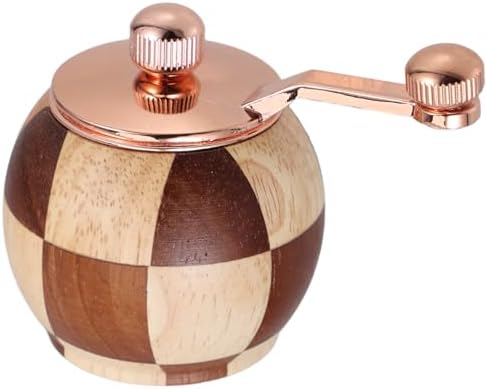 NAMOARLY Hand Crank Wooden Pepper Grinder Set 1