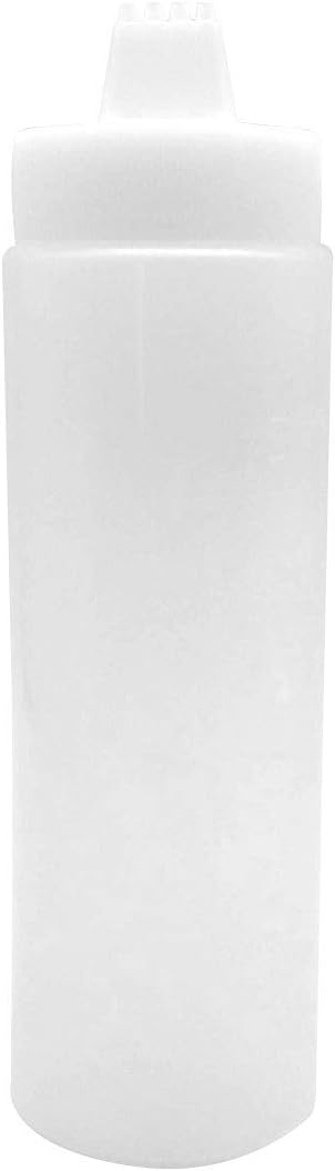 GARASANI 4 Hole Condiment Squeeze Bottle Dispenser 18oz - 530ml