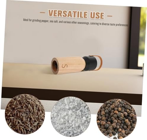 HAKIDZEL Manual Wooden Pepper Grinder Set