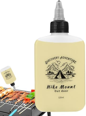 Condiment Squeeze Bottles - 120ml Leak-Proof Oil Jar for Outdoor Use