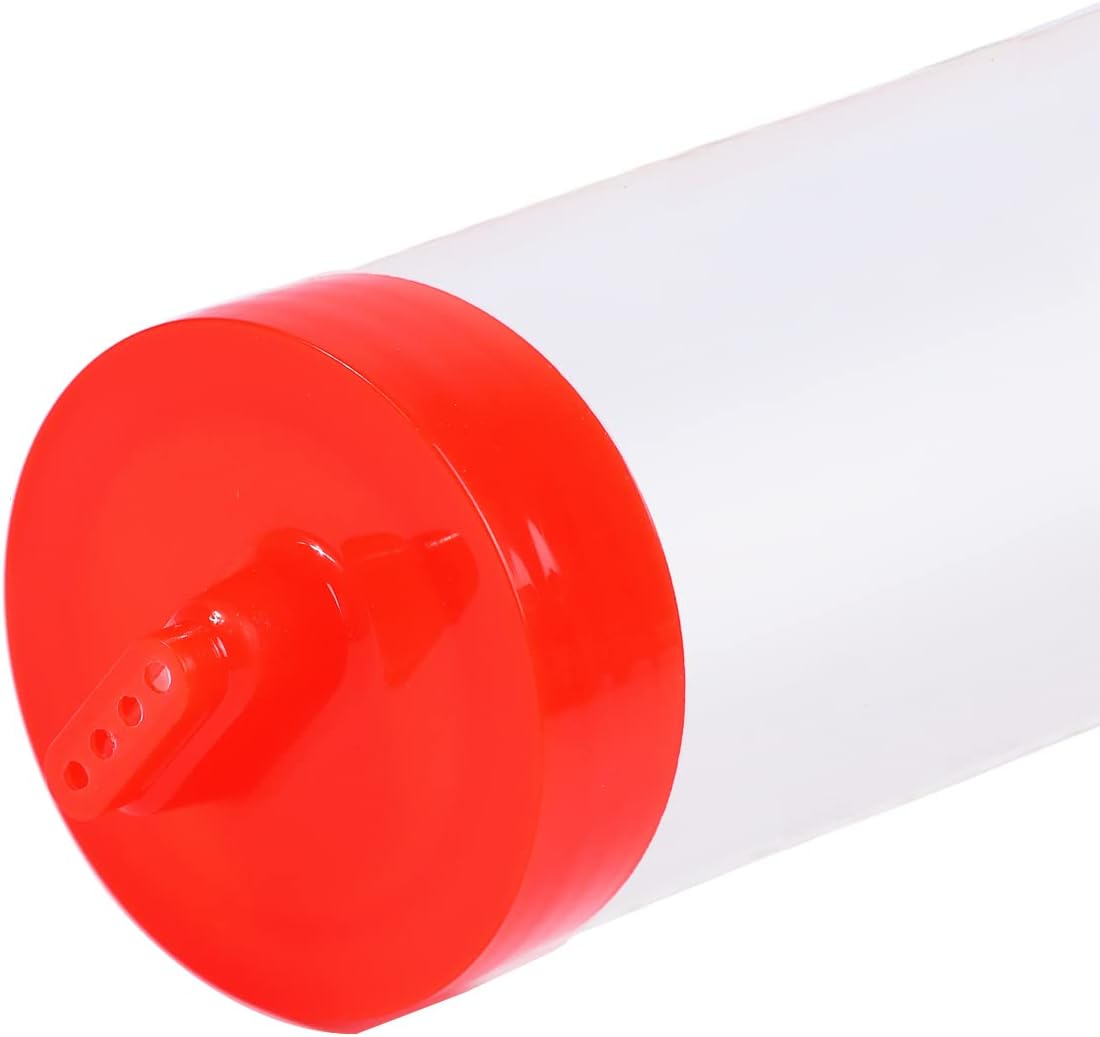 Melostu 4-Hole Condiment Squeeze Bottles 2-Pack