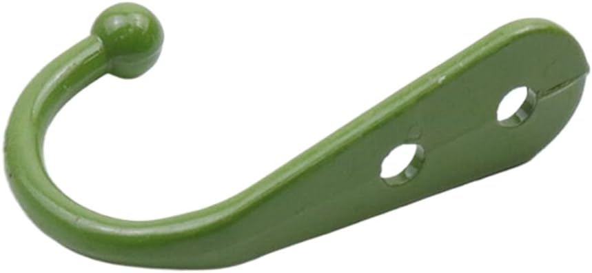MY MIRONEY 10 Pack Green Coat Hooks Wall Mount