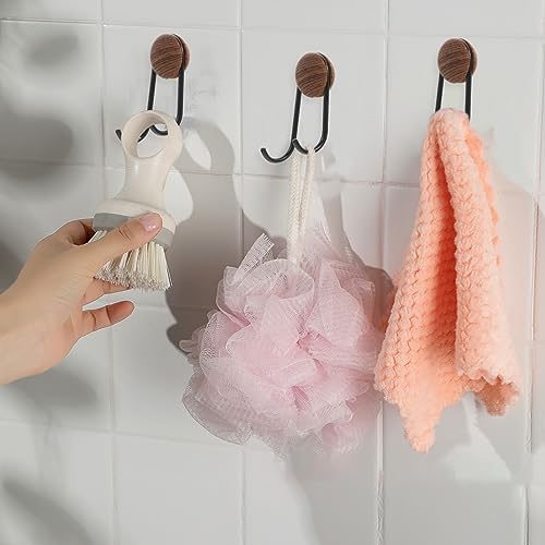Healifty Self-Adhesive Wall Hook Stainless Steel 1
