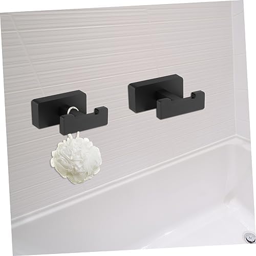 Elegant Black Copper Hooks for Towels and Bathrooms