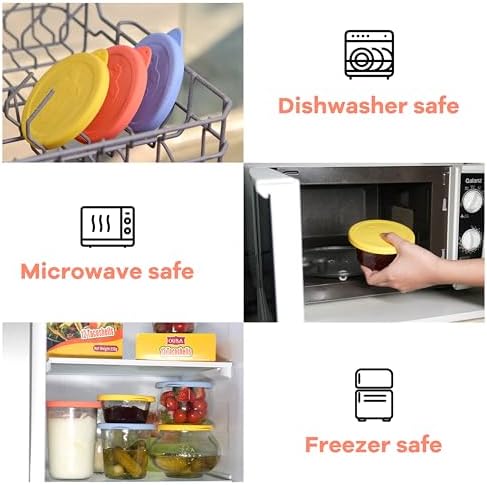 Purekra 100mm Silicone Lids for Weck Jars 2 Pack