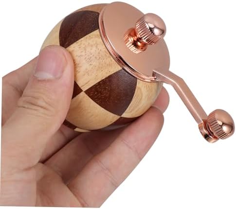 Unomor Hand Crank Wooden Salt and Pepper Grinder Set