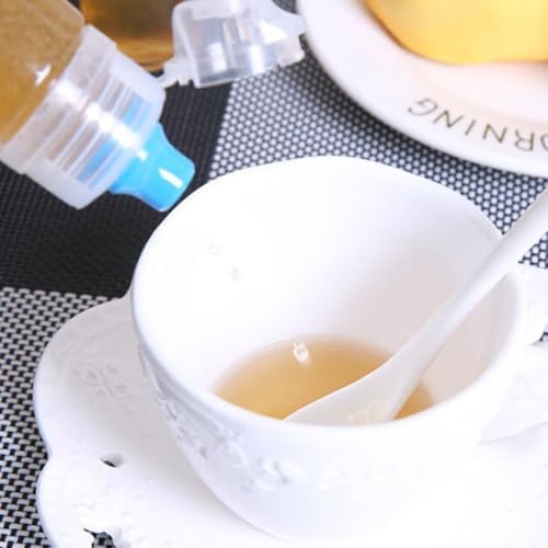 ASAKKURA 4 Pack PVC Honey Storage Bottles with Sealed Lid