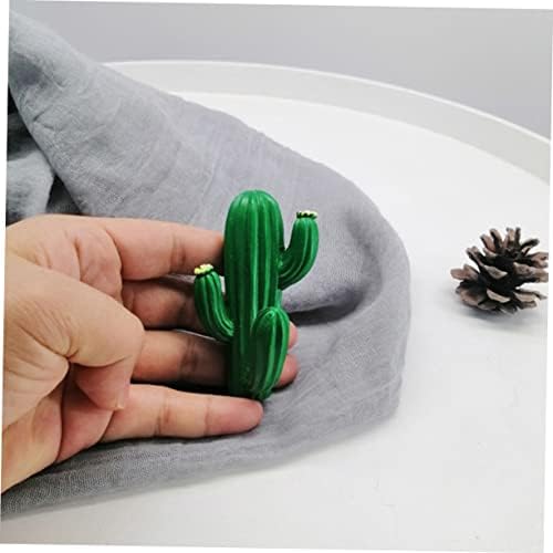 BESTonZON 2pcs Cactus Hook Resin Wall Storage Hooks