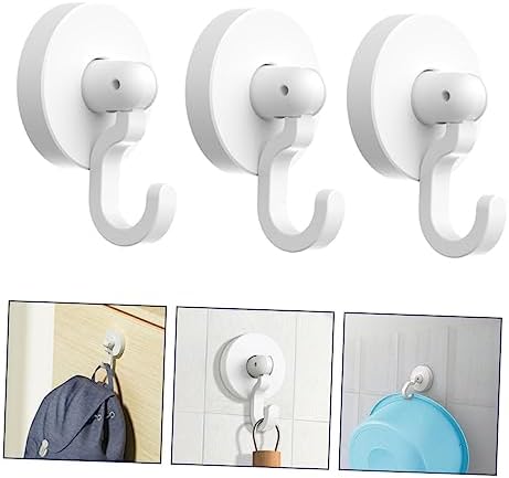 Self-Adhesive Door Hooks 3 Pack for Towels Coats Robes