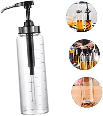 VOSAREA Honey Pump Dispenser Bottle for Honey Salt Sugar Pepper
