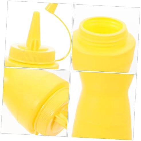 12oz 400ml Yellow Plastic Squeeze Bottles for Condiments