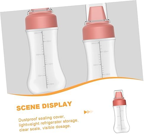 FUNOMOCYA Oil Cream Ketchup Squeeze Bottle 350ml