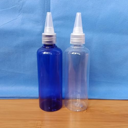10pcs Plastic Condiment Squeeze Bottles for Sauces and Hair Dye