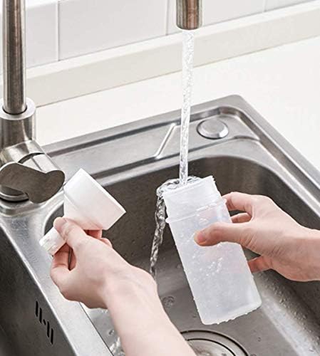 4 Pack 250ml Plastic Squeeze Bottles for Condiments