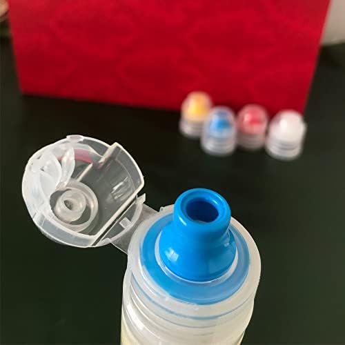 4pcs Slim Honey Squeeze Bottle Condiment Containers