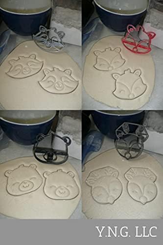 Woodland Creature Cookie Cutters Set of 4 Made in USA 1