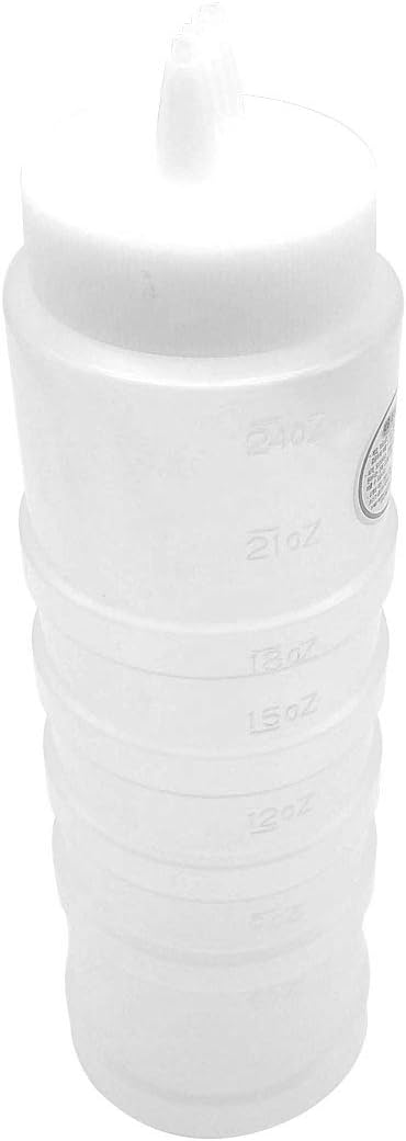 GARASANI 4 Hole Condiment Squeeze Bottle 24oz