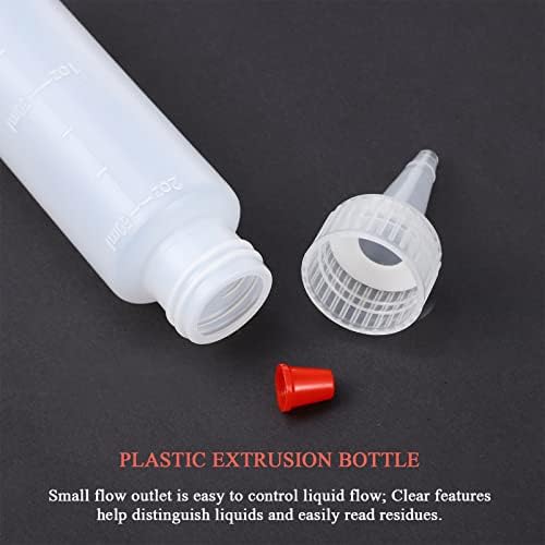 20 Pcs Food Grade Squeeze Condiment Bottles Set