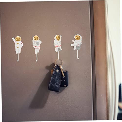 VICASKY 4pcs Space-Themed Astronaut Hooks Wall Decor 1